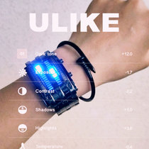 Luminous LED bracelet male Korean version of trendy male student bracelet ins niche design bracelet jewelry handwear watch