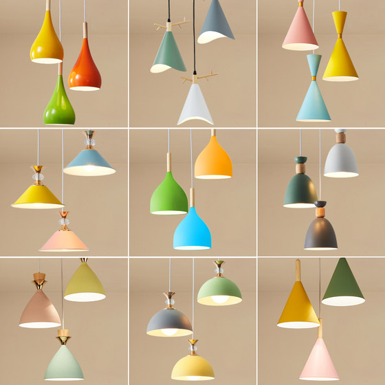 餐厅吊灯2024新款三头创意个性吧台卧室餐厅灯简约现代餐桌灯具