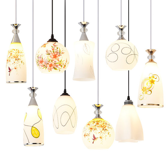 餐厅吊灯2024新款三头创意个性吧台卧室餐厅灯简约现代餐桌灯具