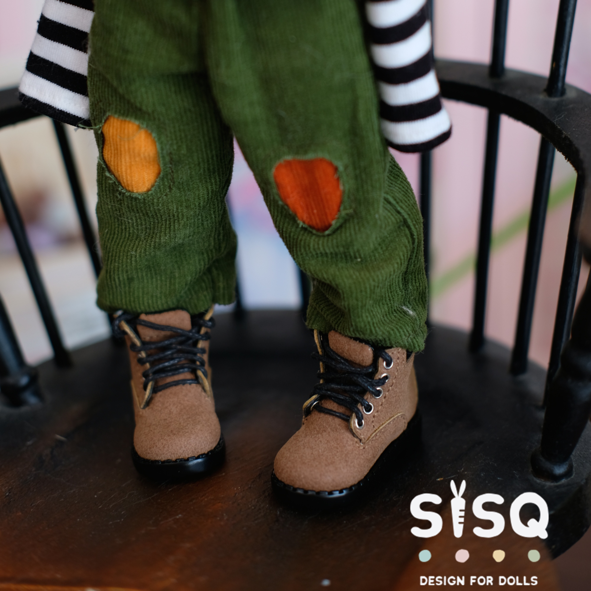 Frosted booties BJD shoes yosd six-point baby shoes 1 6 card meat vanilla SOO IMDA3 0