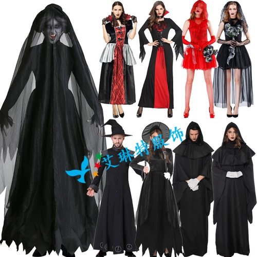 Хэллоуинский костюм вампира Демон вечеринка для взрослых призрачных невест