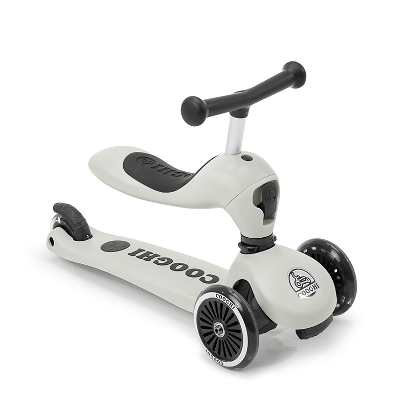 (2021 New Product) COOGHI Cool Ride 2-in-1 Children's Scooter Cool Qi Infant Skate 1-6 Years Old
