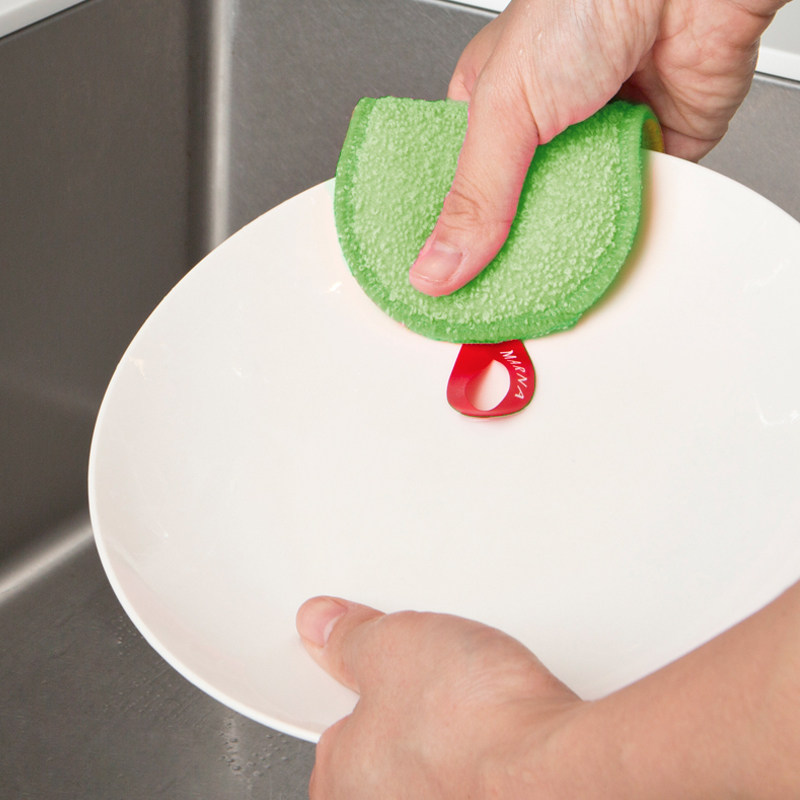 Marna Japan imports Tettleycleaning and cleaning sponge cutlery double sided with sea cotton rub for decontamination