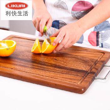Quick LC LIVING Thailand import phase Thing wood handle diversion sink Rectangular Cutting Board Meat Plate Chopping Board