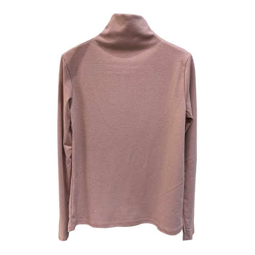 Двусторонное бархатное базовое приятное телу демисезонное звездное небо, утепленная удерживающая тепло футболка, высокий воротник, в западном стиле