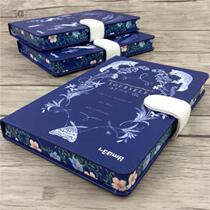 Diary notebook thick literary book buckle fresh student portable color buckle quotation horizontal line a5