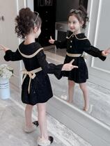 Net red girls dress 2023 Spring dress new Han Edition children Yang Lolita dress little girl princess
