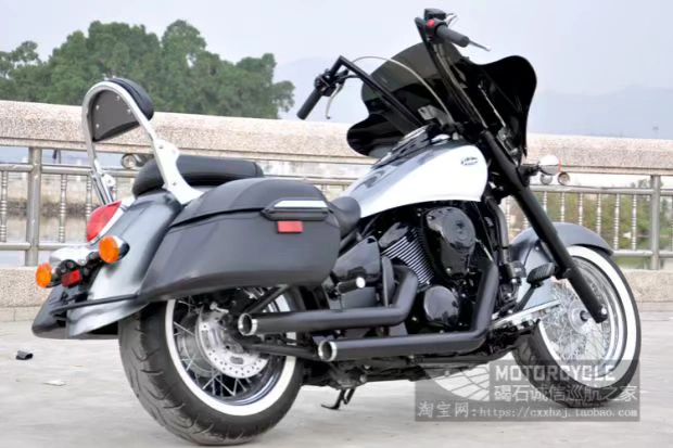 14 năm Kawasaki Vulcan 900 Xe máy cổ điển Hoàng tử cổ điển VN900 có thể giúp đỡ trên thẻ - mortorcycles