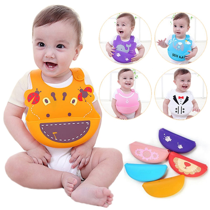 Export portable baby stereo silicone gel eating around baby food pockets for dining and dining for children