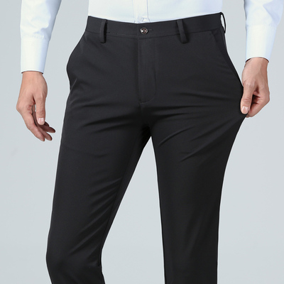 男士春夏季西裤休闲裤直筒裤长裤小脚裤男裤