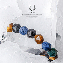 AWNL multi treasure bead bracelet woven rope couple ins niche romantic light luxury Europe and America to send boyfriend birthday gift