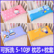 Pure cotton Children pillow 6 years old stereotyped 8 lengthened pillows child 7 CUHK child kindergarten male and female student baby 9