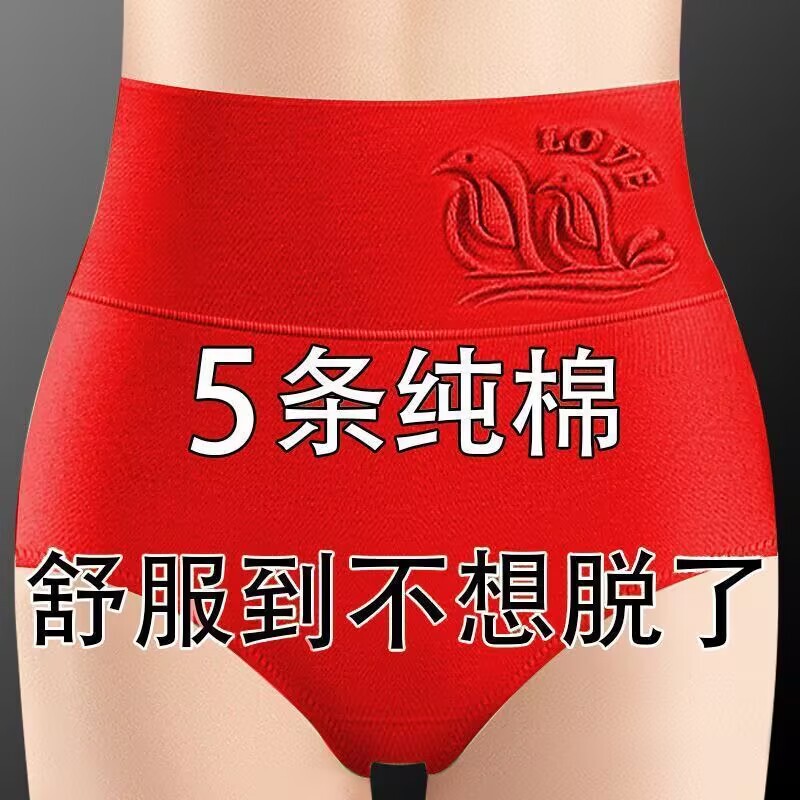 New Women's Underwear, Pure Cotton, High-Waisted, Tummy Control, Full Cotton Crotch, Comfortable, New Style, Plus Size, for Plus-Size Women, Women's Briefs New Women's Underwear, Pure Cotton, High-Waisted, Tummy Control, Full Cotton Crotch, Comfortable, New Style, Plus Size, for Plus-Size Women, Women's Briefs