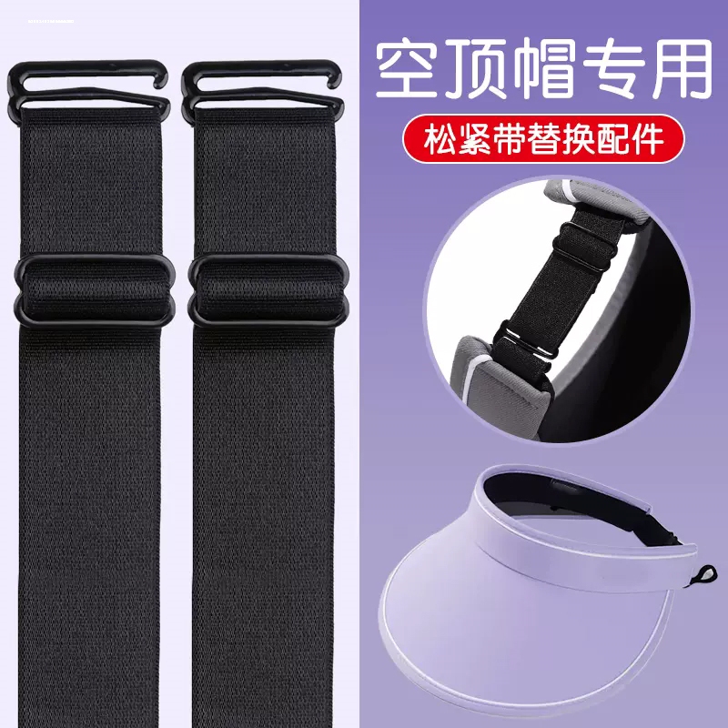 Adjustable Buckle on the Back of the Hat, Open-Top Shell Hat with Adjustable Elastic Band, Buckle Accessories, Elastic Fastening Button Adjustable Buckle on the Back of the Hat, Open-Top Shell Hat with Adjustable Elastic Band, Buckle Accessories, Elastic Fastening Button