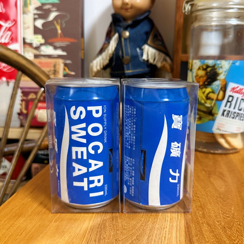 Antique 90S Hong Kong Version Old Model Pocari Radio Figurine Display Piece