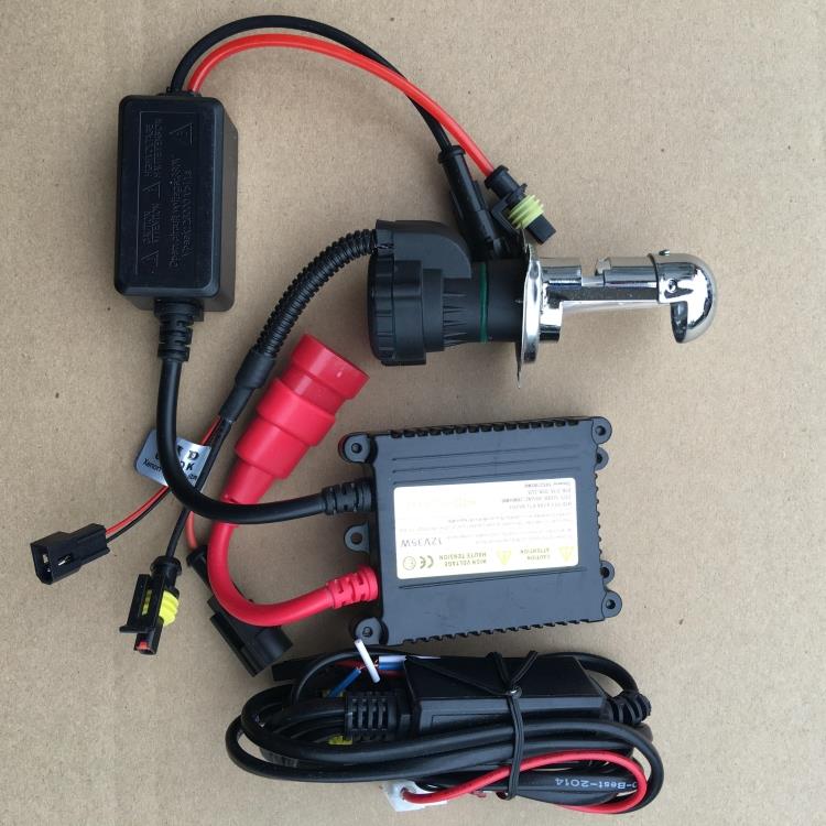 Xe máy Xenon Light Xe máy Xenon Light Set Không phá hủy Đèn pha HID Siêu sáng Double Light 55W đèn pha xe máy wave