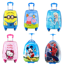 Boys and girls portable cute travel bag toys Spider-Man box childrens suitcase female Aisha princess suitcase