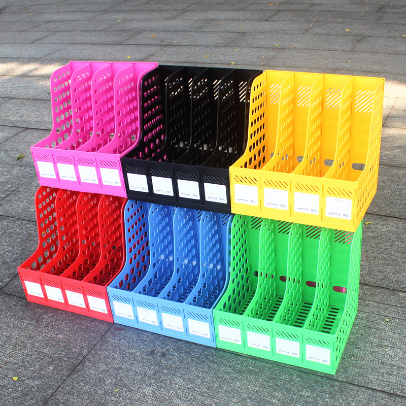 Large capacity file frame A4 information box containing box book stand office archive folder sub-multilayer student table for use