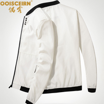 Mens coat mens spring and autumn bomber jacket mens soil mature and stable autumn coat New Air Force ma1 coach t