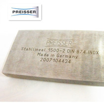 Germany imports PREISSER Paisal 15m horizontal steel ruler benchmark ruler stainless steel ruler thickness 10mm