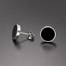 Fashion Pair Round Shape Vintage Stud Earrings for Man ndy
