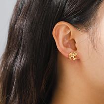 Skyrim Hollowed Out e Of Life Stainless Steel Earrings For