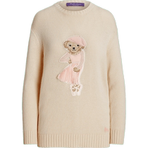 COLLECTION Woman clothing 24 Early spring easy version ballet Polo Bear cashmere knitted sweater RL92988