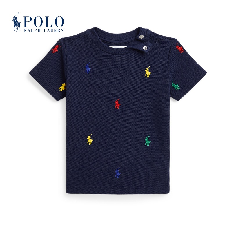 Ralph Lauren/Ralph Lauren Baby Classic Polo Pony Mesh T-Shirt Rl41858