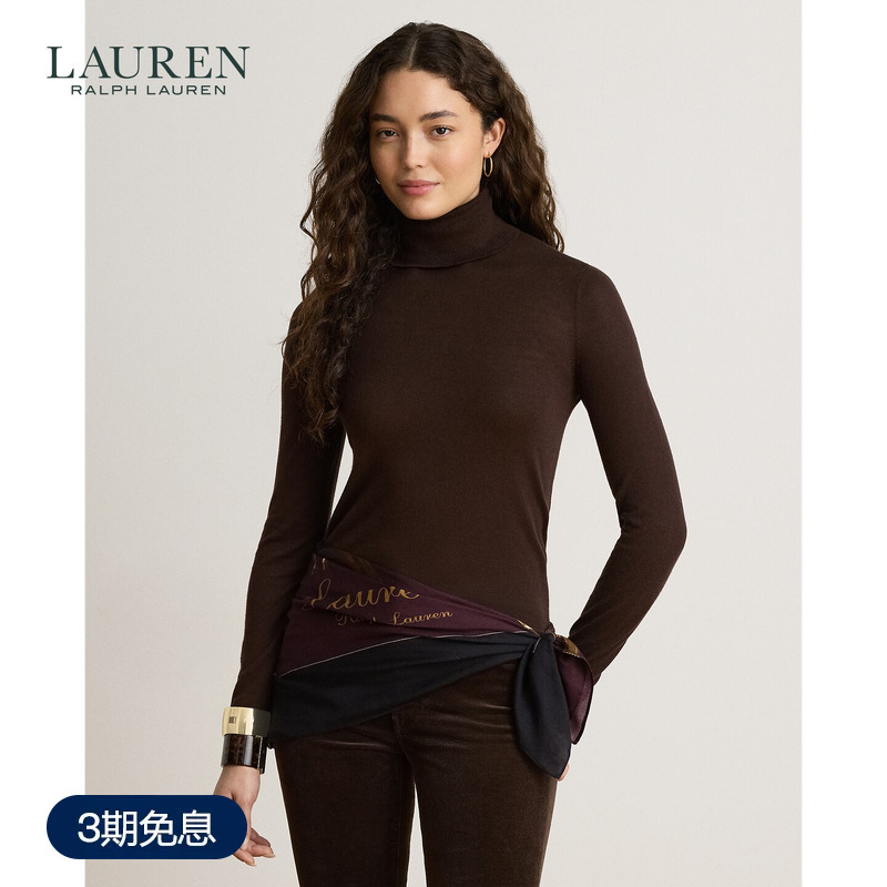 Lauren/Ralph Lauren Women's Fall 26 Slim Fit Turtleneck Sweater Rl63324 Lauren/Ralph Lauren Women's Fall 26 Slim Fit Turtleneck Sweater Rl63324