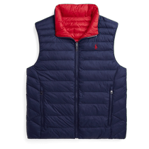 Ralph Lauren Boys and Girls Fall 24 P-Layer Reversible Quilted Vest RL41992