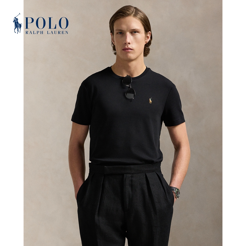 Ralph Lauren/Ralph Lauren Men's Classic Slim Fit Cotton Short Sleeve T-Shirt Rl12051