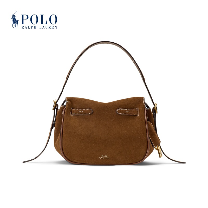 【Polo Id】Ralph Lauren/Ralph Lauren Women's Classic Cow Suede Mini Crossbody Bag