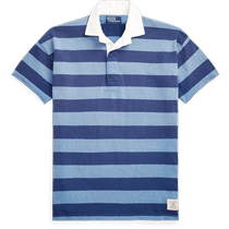 Ralph Lauren Mens Spring 24 classic striped cotton rugby shirt RL18141