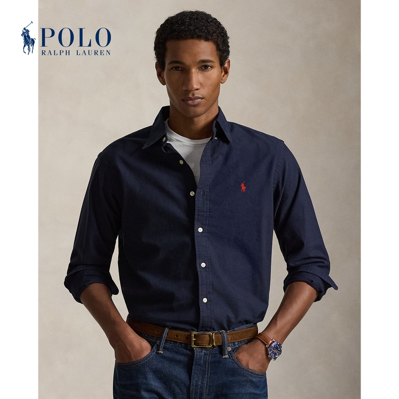 Ralph Lauren/Ralph Lauren Men's Classic Edition Garment-Dyed Cotton Oxford Shirt Rl13887 Ralph Lauren/Ralph Lauren Men's Classic Edition Garment-Dyed Cotton Oxford Shirt Rl13887