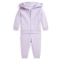 Ralph Lauren Ralph Lauren baby 24-year-old autumn cotton hoodie and jogging pants set RL42232