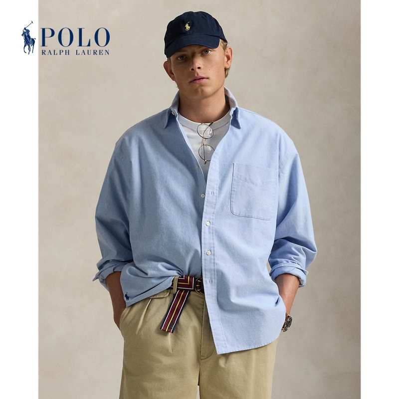 Ralph Lauren/Ralph Lauren Men's Classic Large Fit Cotton Shirt Rl19561 Ralph Lauren/Ralph Lauren Men's Classic Large Fit Cotton Shirt Rl19561