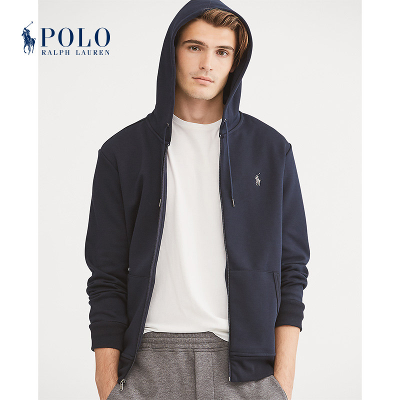Ralph Lauren Ralph Men's Classic Lightweight Solid Color Knit Hoodie RL10058