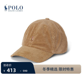 Ralph Lauren/拉夫劳伦男女童 25年秋季棉质灯芯绒棒球帽RL43451