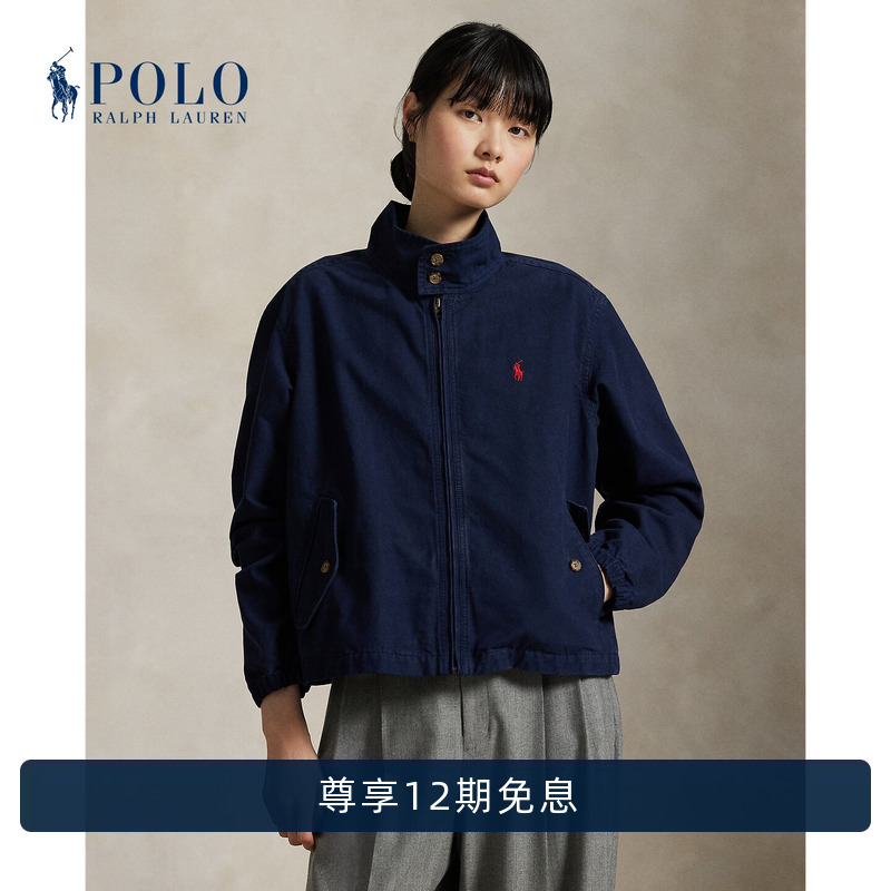 [Chinese Valentine's Day Gift] Ralph Lauren Women's Classic Cotton Canvas Jacket