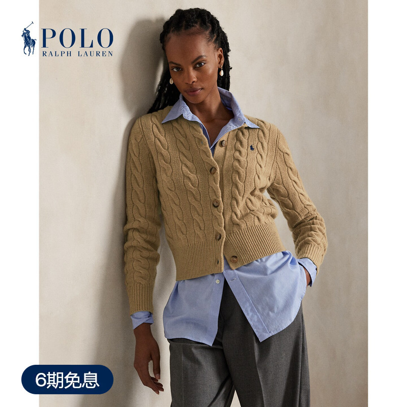 Ralph Lauren/Ralph Lauren Women's Classic Cable Knit Cardigan