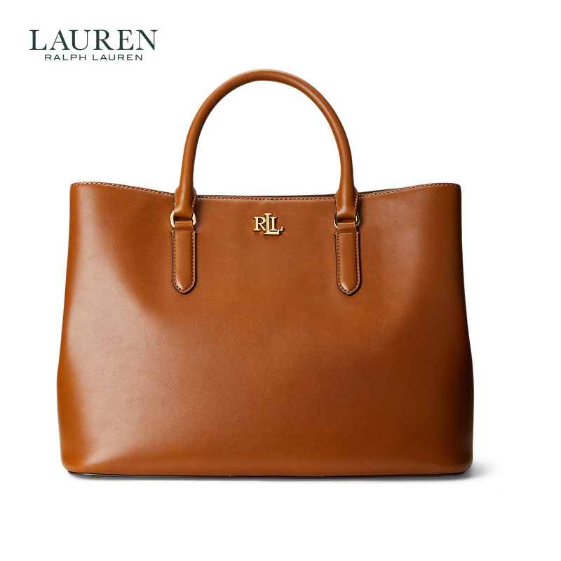 Lauren/Ralph Lauren Women's Classic Marcy Large Leather Shoulder Bag Rl70390
