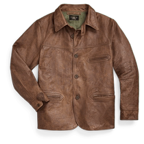 RRL Mens Autumn 2024 Leather Short Coat RL93830