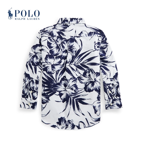 Ralph lauren, весенняя рубашка для мальчиков, 21 года, ткань оксфорд