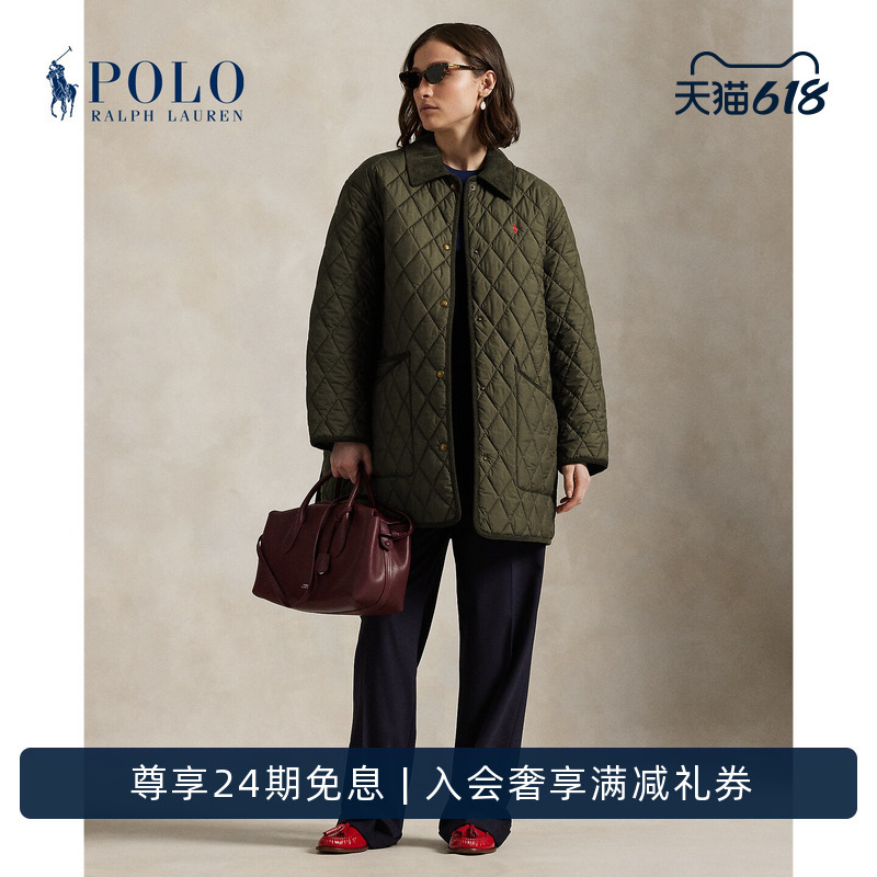 Ralph Lauren/Ralph Lauren Women's Classic Large Quilted Barn Jacket Rl27182