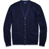 Ralph Lauren Mens 24 Early Autumn Textured V-neck Knitted Cardigan RL18481