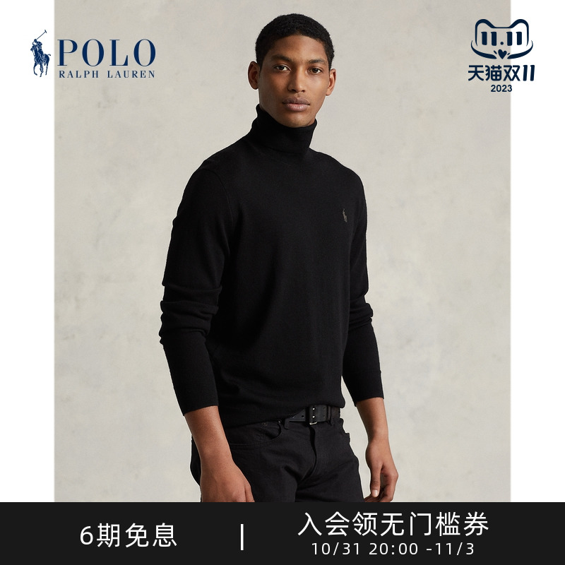 Ralph Lauren Rav Lauren Men's Costume Classic STANDARD VERSION KNITTED SHEEP SWEATER RL15847 -Taobao