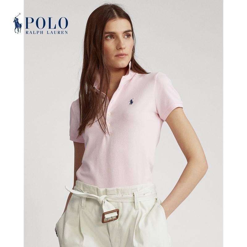 Ralph Lauren Ralph women's dress classic with a body elastic short sleeve Polo shirt RL21001