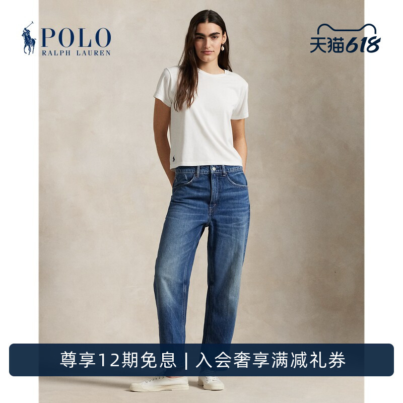 Ralph Lauren/Ralph Lauren Women's Classic Loose Cotton Jeans Ralph Lauren/Ralph Lauren Women's Classic Loose Cotton Jeans