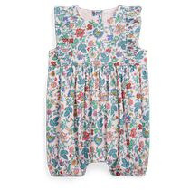 Ralph Lauren baby spring 24 floral pattern fine cotton jumpsuit RL41673