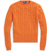 Ralph Lauren Womens Classic Slim Fit Cable Knit Cotton Sweater RL24053